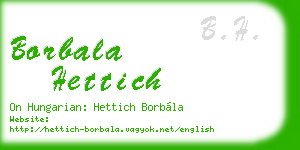 borbala hettich business card